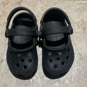 Black Mary Jane Crocs